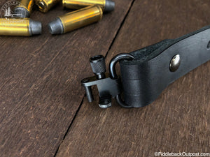 Rifle Sling - RLO Custom Leather - Fiddleback Outpost