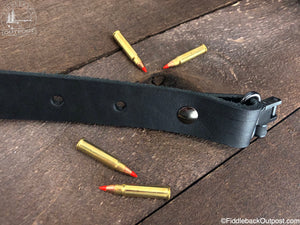 Rifle Sling - RLO Custom Leather - Fiddleback Outpost