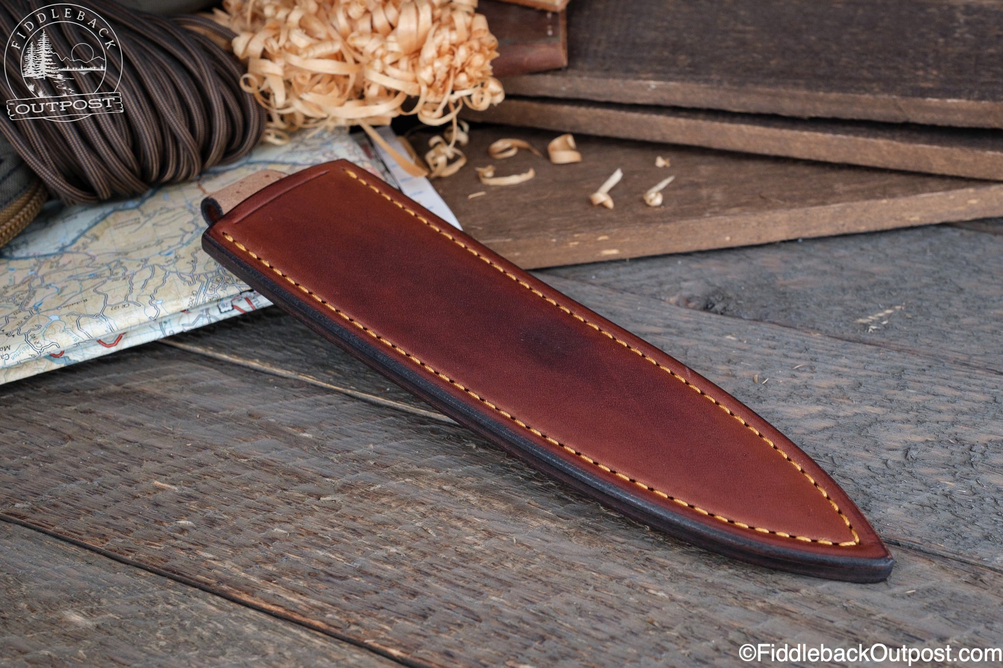 Lion Killer Sheath - 848 - Leather Vertical Ambidextrous Belt Sheath