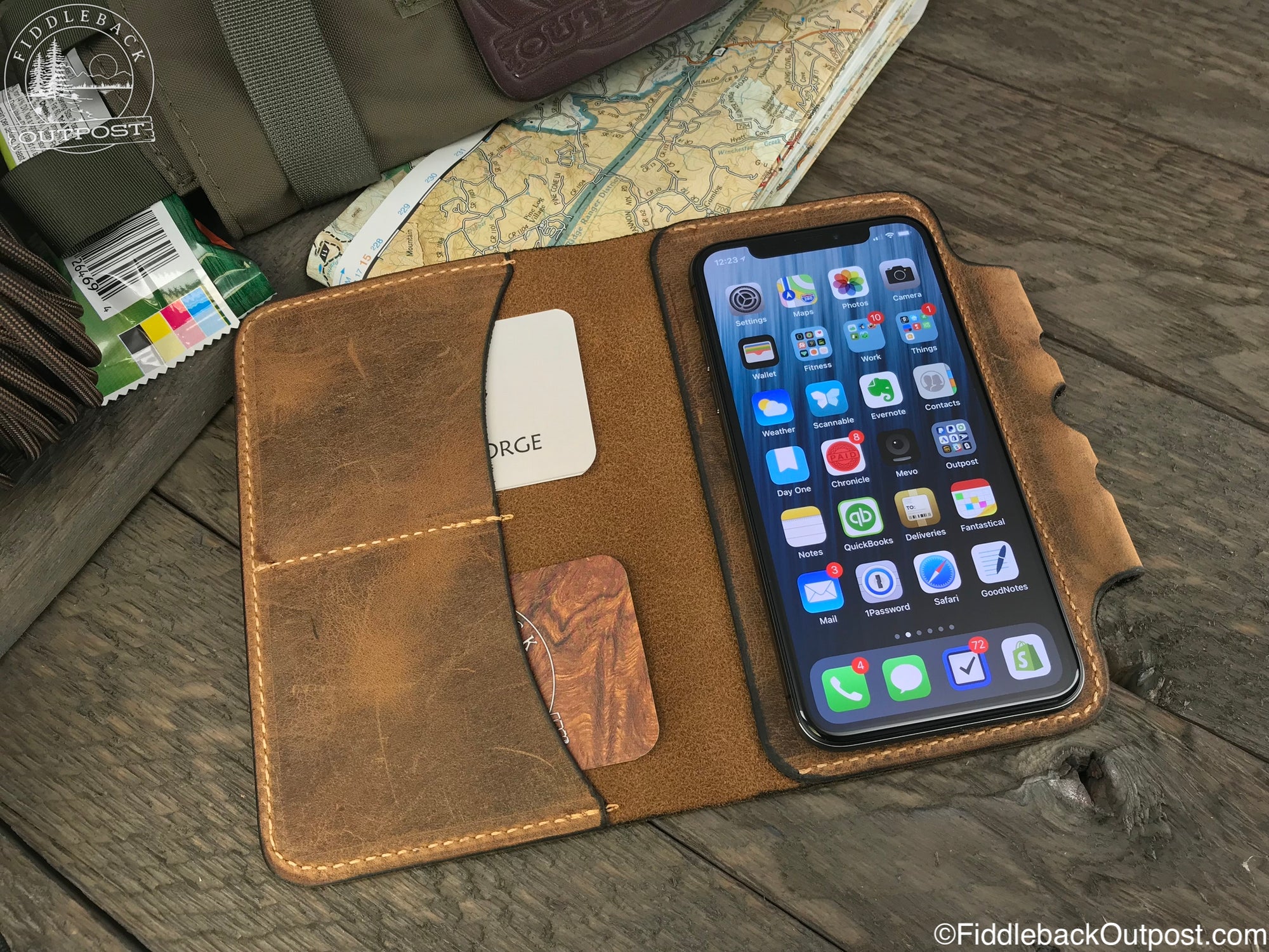 Diomedes Industries - Field Notes Cover - Fiddleback Outpost