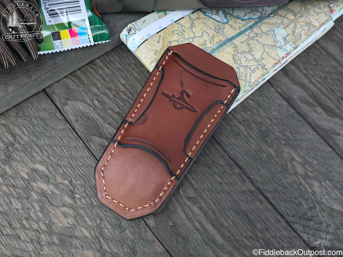 Diomedes Industries - XCarry 518 Reaper - Fiddleback Outpost - Leather Belt Sheath