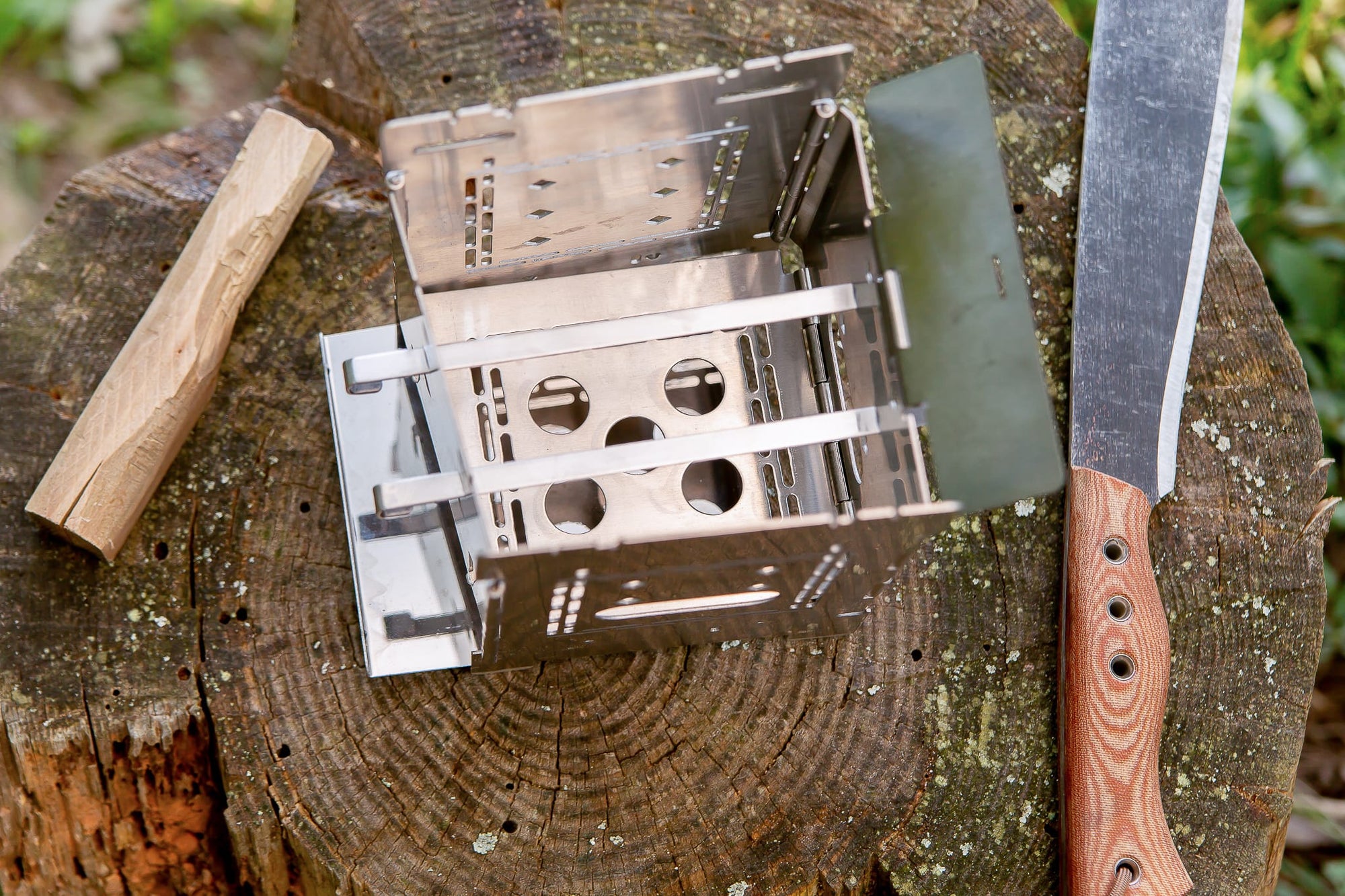 5" Gen2 Large Camp Stove - Fiddleback Outpost
