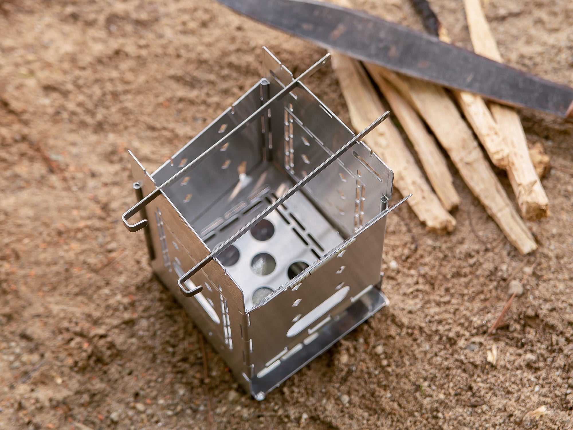 5" Gen2 Large Camp Stove - Fiddleback Outpost