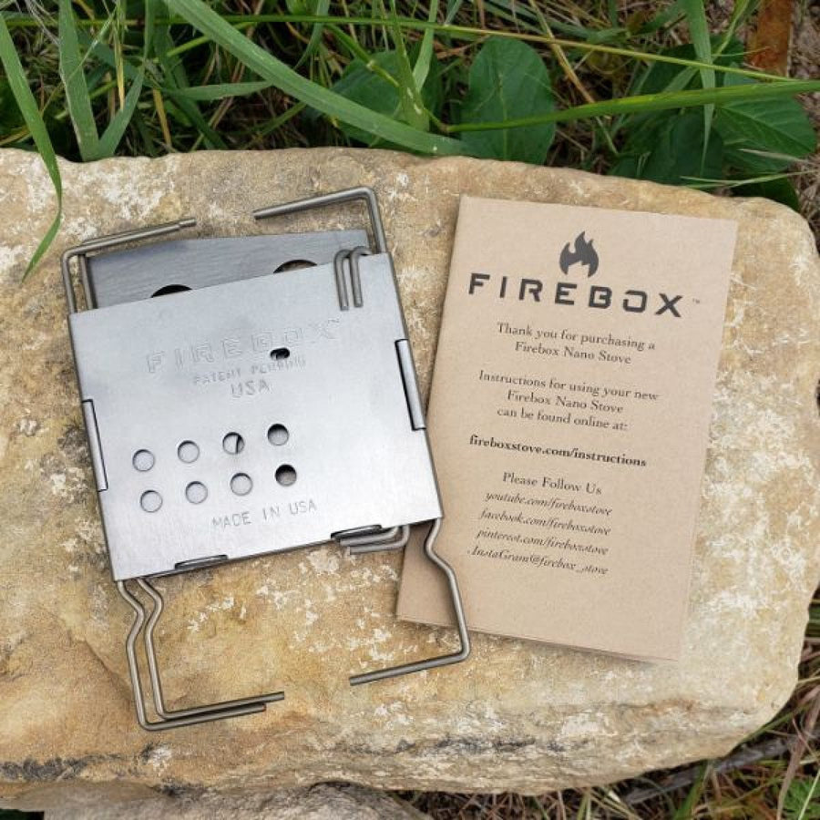 Firebox Stove - Stainless Firebox Nano Ultralight Stove