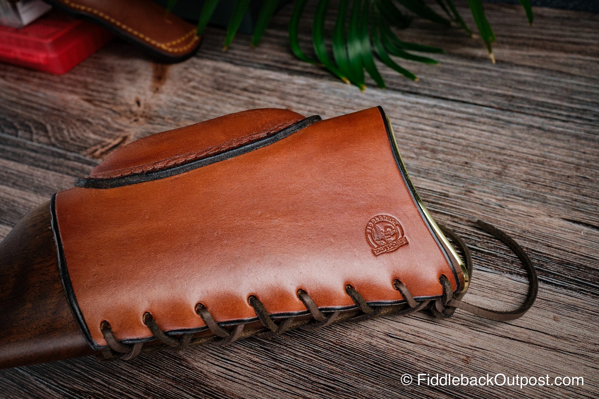 Henry Cheek Riser Leather Rifle Butt Stock Cover - Optional Cheek Riser, Ammo Loops ...
