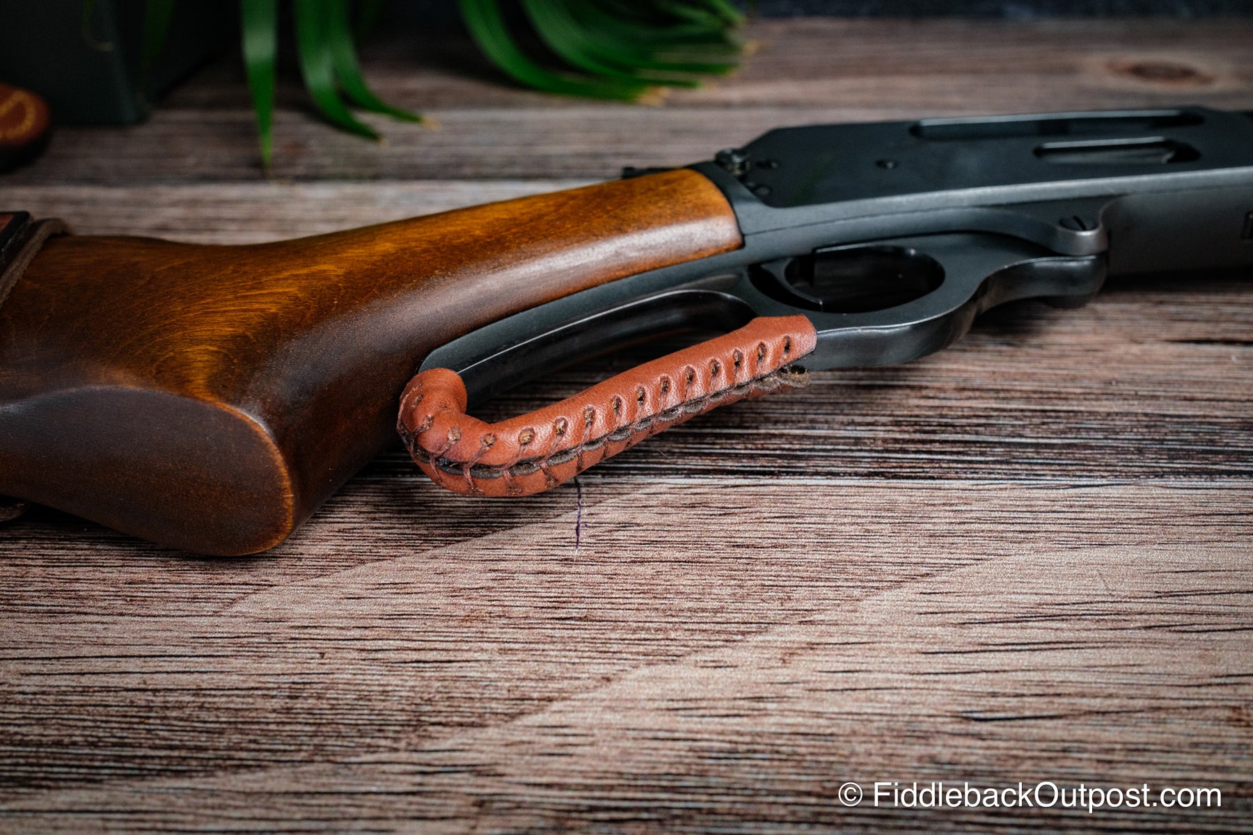 Leather For Rifle Leather Lever Wrap for Lever Action Rifles - Fiddleback Outpost