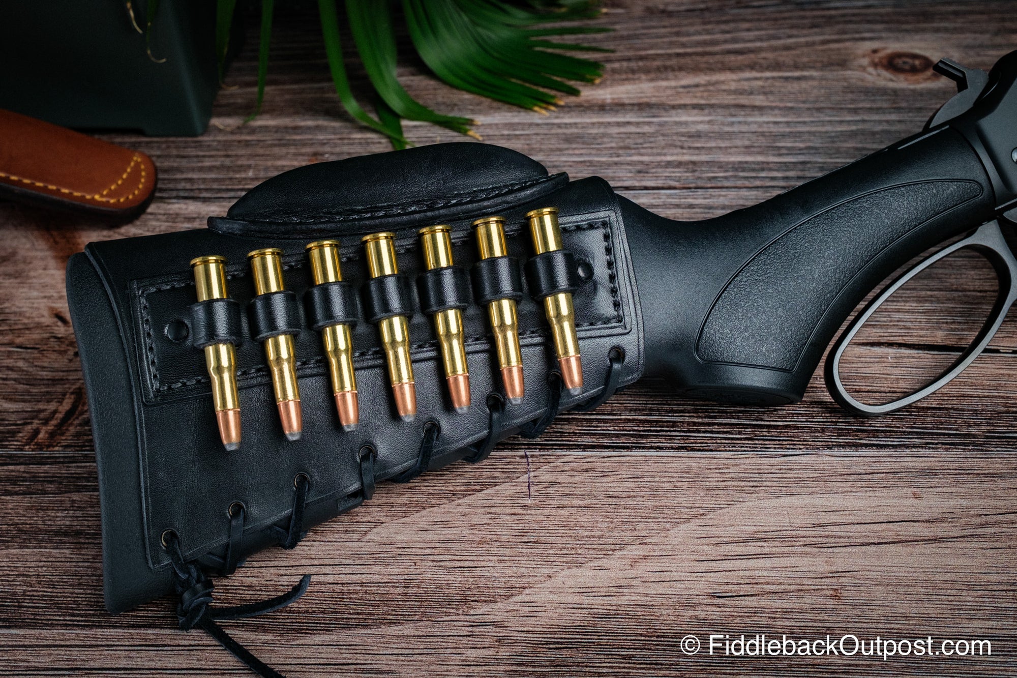Cheek Riser Henry Rifles Leather Rifle Butt Stock Cover - Optional Cheek Riser, Ammo Loops ...