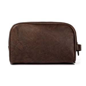 Benjamin Leather Toiletry Wash Bag