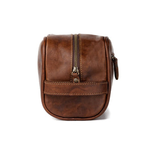 Benjamin Leather Toiletry Wash Bag