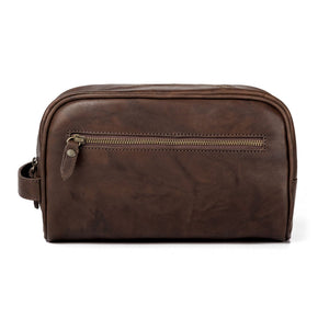 Benjamin Leather Toiletry Wash Bag