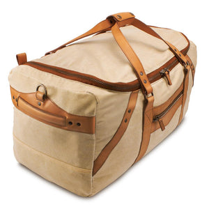 Campaign Waxed Canvas Large Duffle Bag