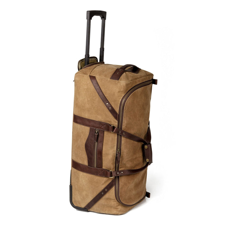 Campaign Waxed Canvas Large Roller Duffle Bag