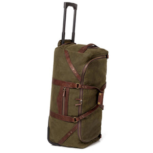 Campaign Waxed Canvas Large Roller Duffle Bag