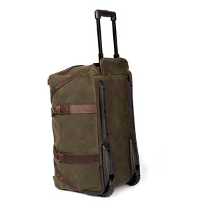 Campaign Waxed Canvas Rolling Carry-On Duffle Bag