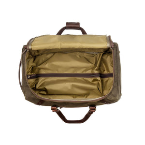 Campaign Waxed Canvas Rolling Carry-On Duffle Bag