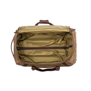 Campaign Waxed Canvas Rolling Carry-On Duffle Bag