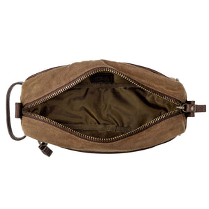 Campaign Waxed Canvas Toiletry Shave Kit