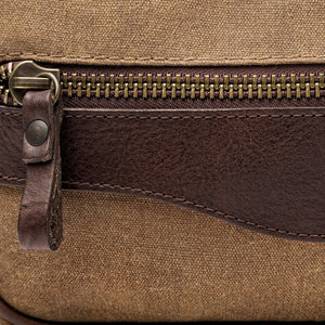 Campaign Waxed Canvas Toiletry Shave Kit