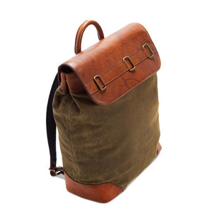 Heritage Waxed Canvas Steamer Backpack No. 2