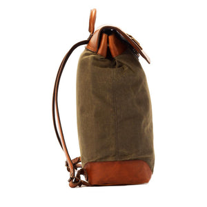 Heritage Waxed Canvas Steamer Backpack No. 2