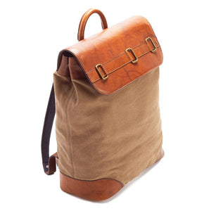 Heritage Waxed Canvas Steamer Backpack No. 2