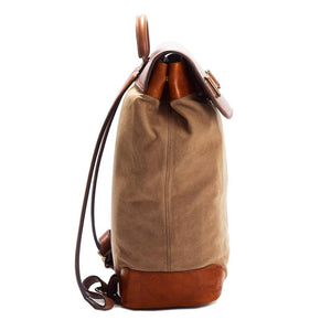 Heritage Waxed Canvas Steamer Backpack No. 2