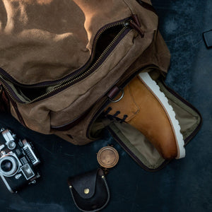 Campaign Waxed Canvas Large Duffle Bag