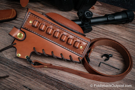 Butt Stock Cover and Sling Set - Drill Free - Rifle - Fiddleback Outpost