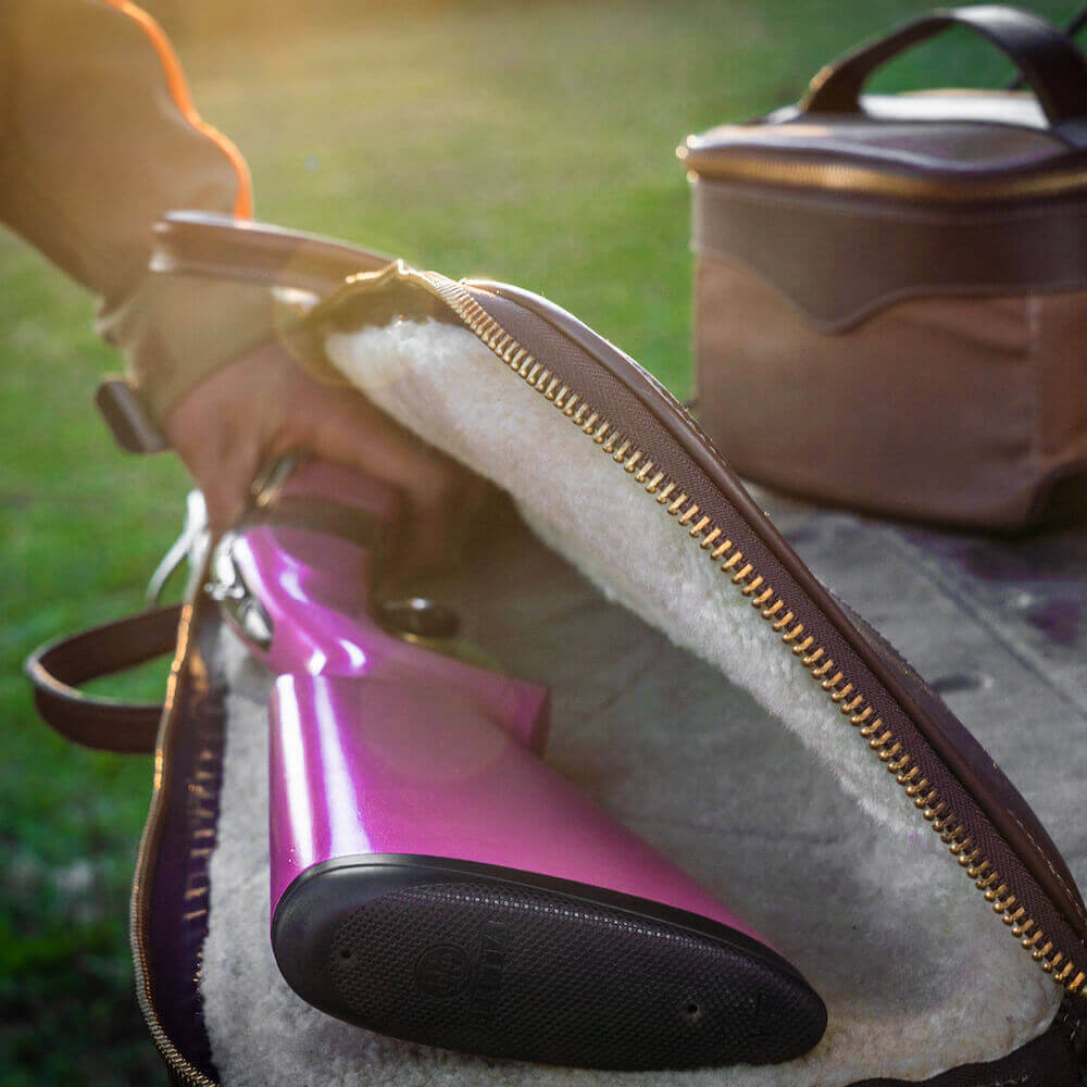 White Wing Waxed Canvas Hunting Shotgun Case
