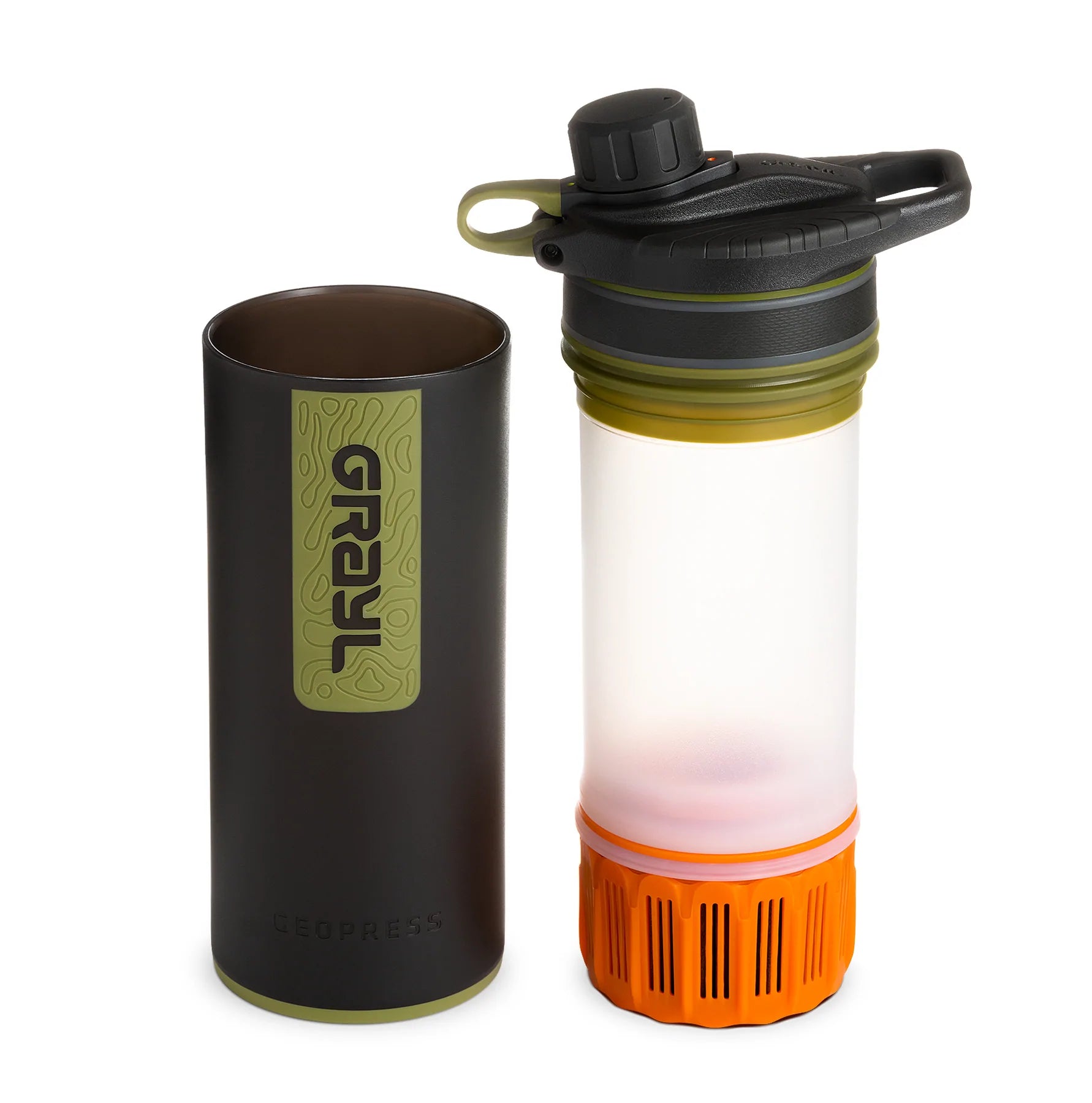 Grayl - 24oz GeoPress® Purifier [+Filter] - Camo Black