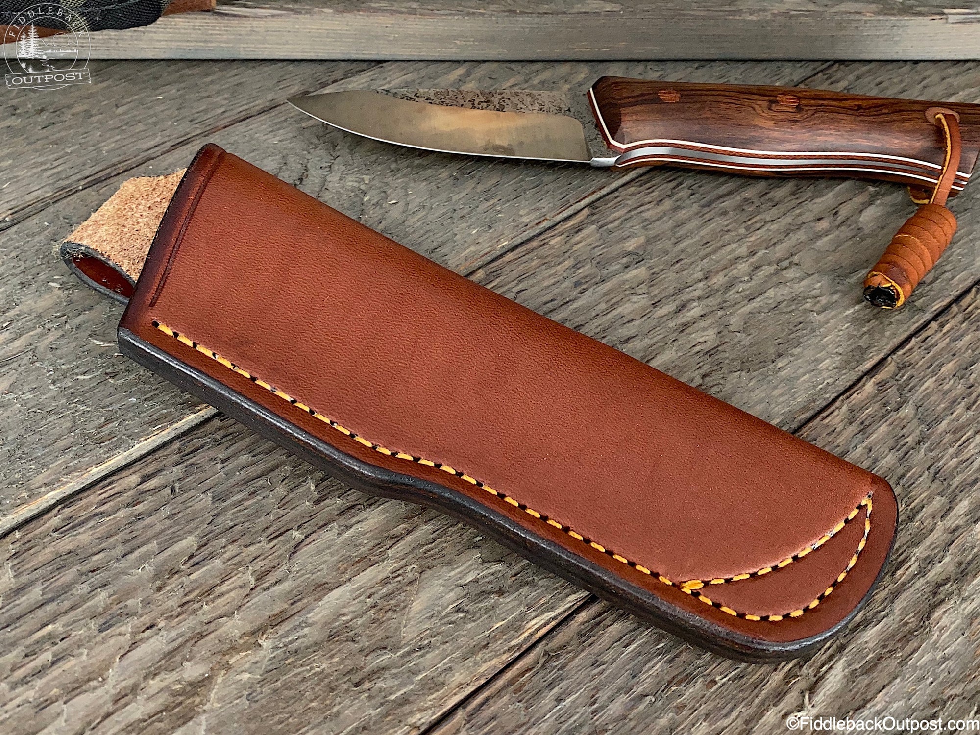 Trekker 638 WIDE - Leather Belt Sheath