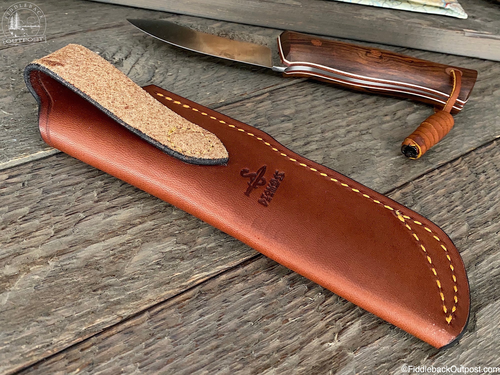 Trekker 638 WIDE - Leather Belt Sheath
