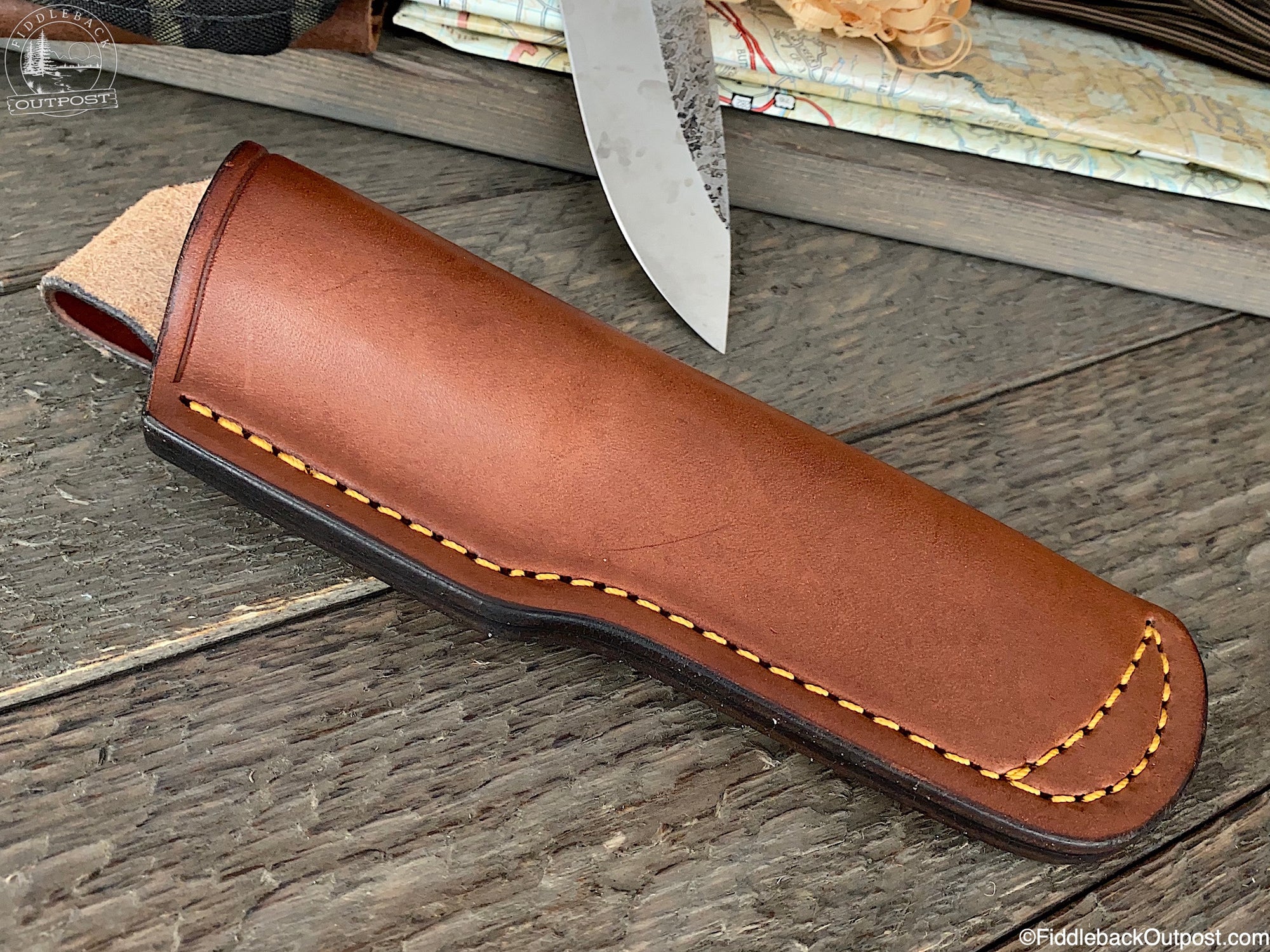 Trekker 638 WIDE - Leather Belt Sheath