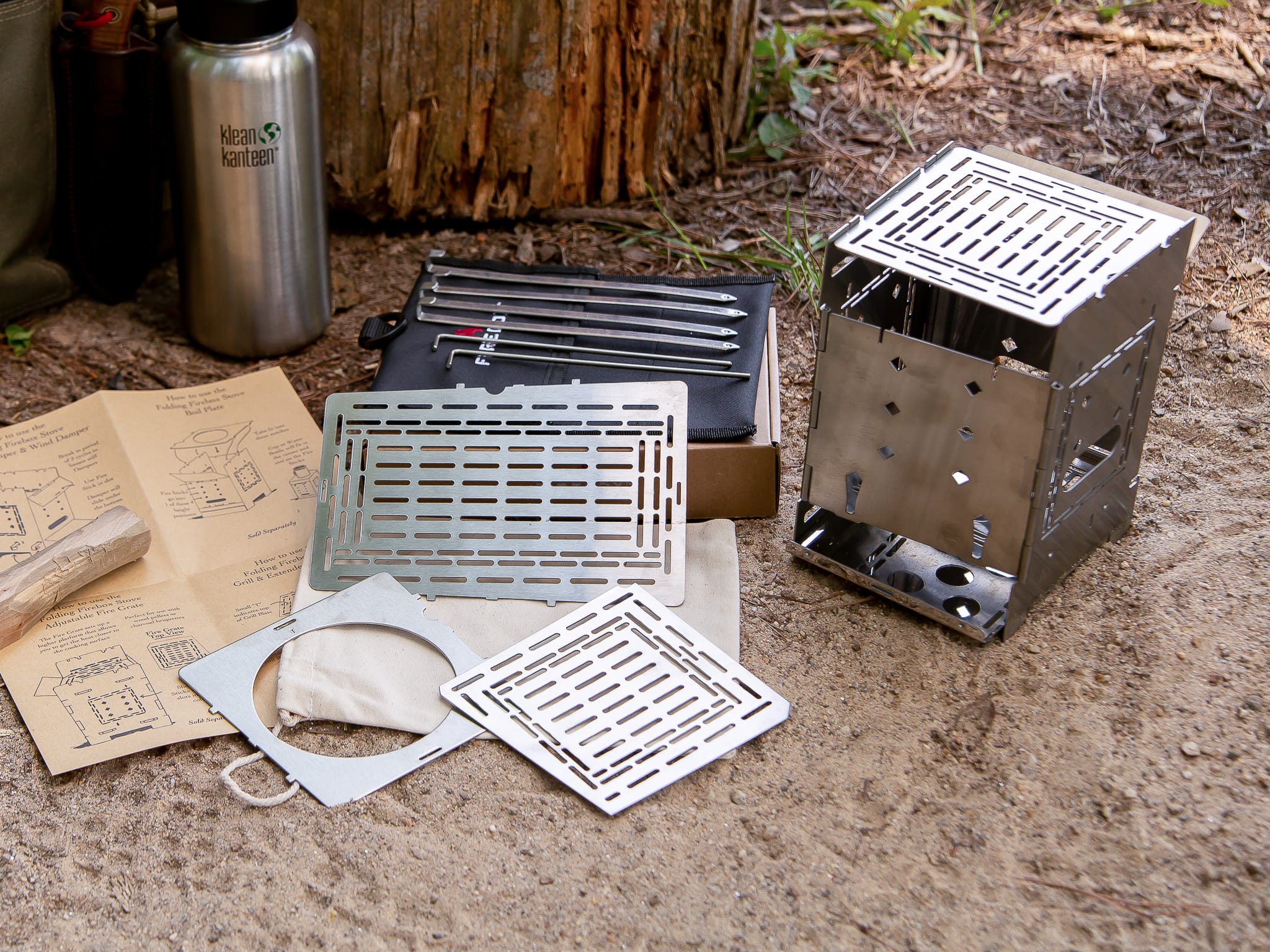 Firebox ULTRA Cook Kit - 8 Small Firebox Pan Set - Fiddleback Outpost