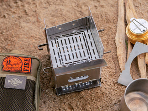 Firebox Stove - 5" Large Camp Stove - Complete Kit