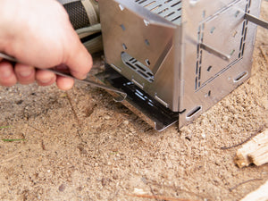 Firebox Stove - 5" Large Camp Stove - Complete Kit