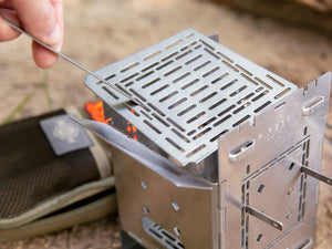 Firebox Stove - Adjustable Fire Grate for 5" Firebox