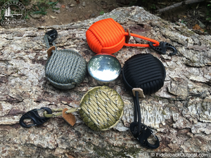Fire Water Survival - AEGIS Paracord Wrapped Pocket Survival Kit - Fiddleback Outpost