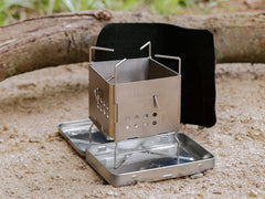 Firebox Stove - Nano X-Case Kit - Titanium - Fiddleback Outpost