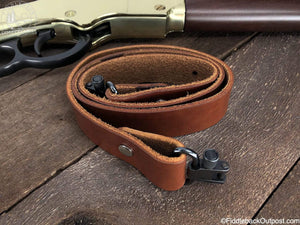 Shotgun Sling - RLO Custom Leather - Fiddleback Outpost